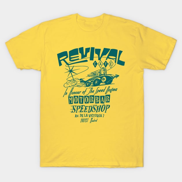 Revival Café T-Shirt by MindsparkCreative